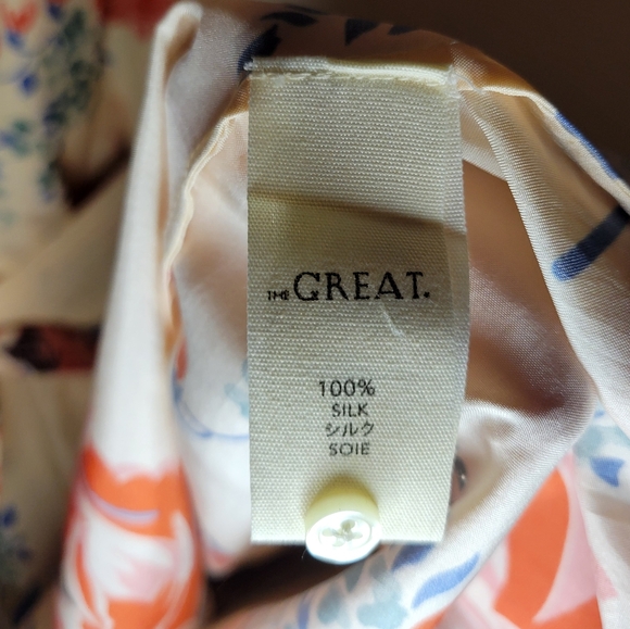 NWT The GREAT. The Vestige dress in echo rose print, designer 1 (small) - Picture 16 of 16